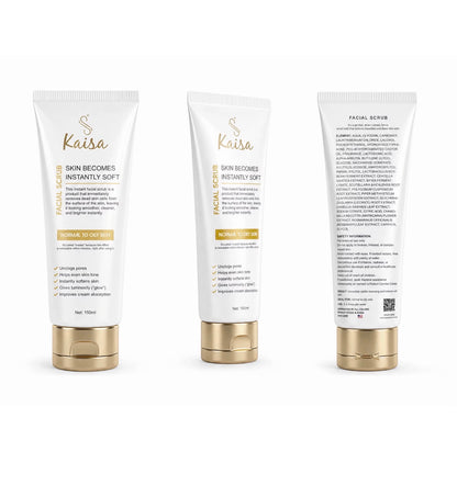 Kaisa Facial Scrub – Exfoliante Facial Instantáneo (150 ml